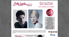 Desktop Screenshot of citylookssalonroseville.com